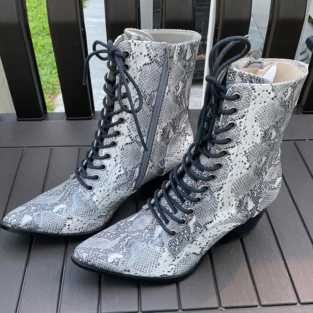 Coconuts by Matisse Snake Print Bootie 6